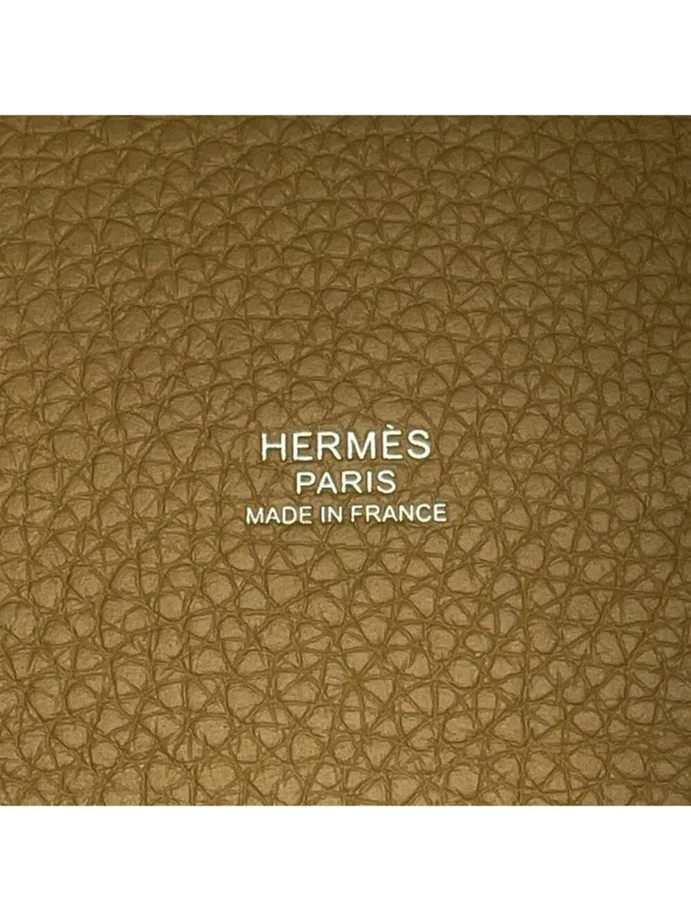 Hermes Handbag Picotin Lock PM Dune Silver Taurillon Clemence Tote